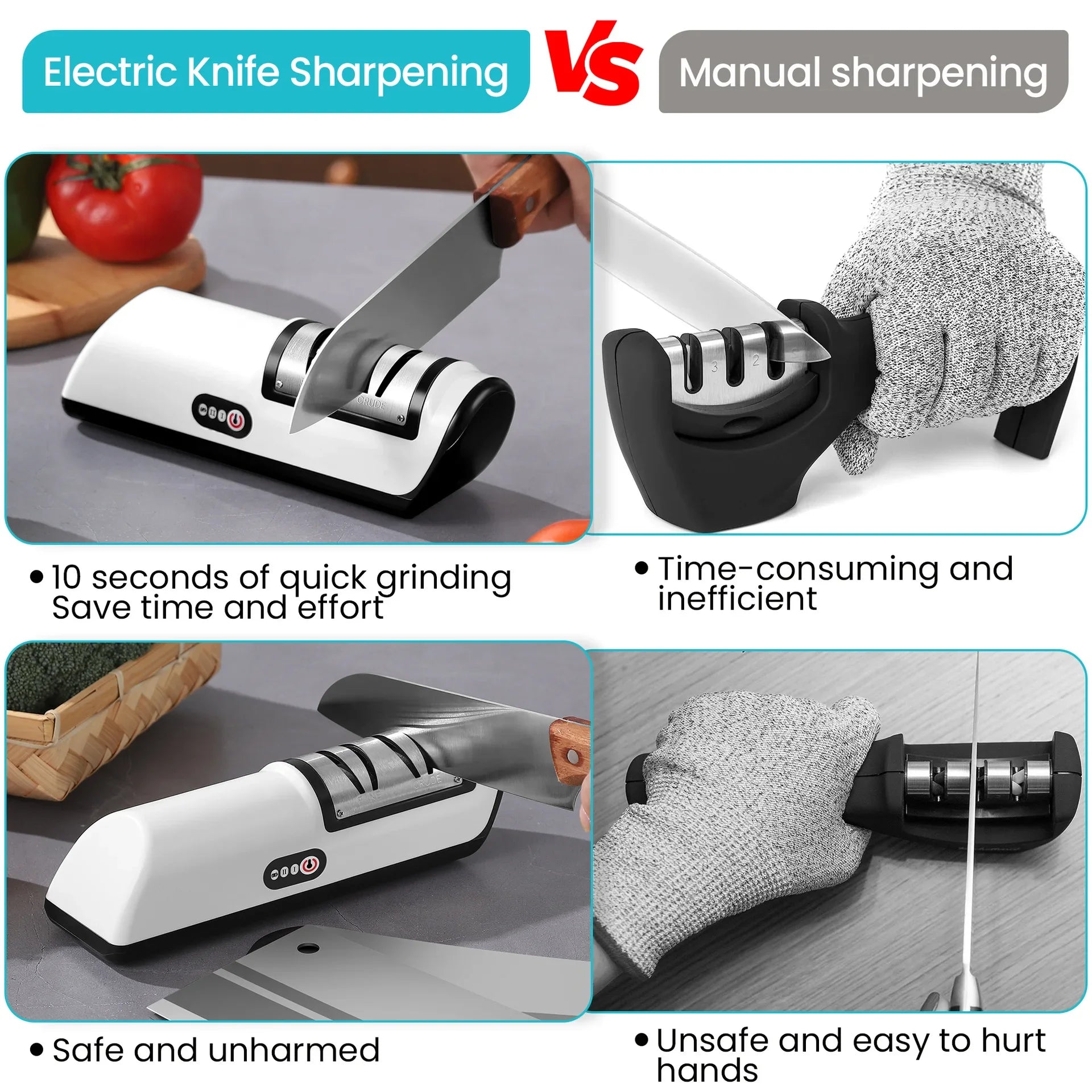 Kitchen Electric Knife Sharpener