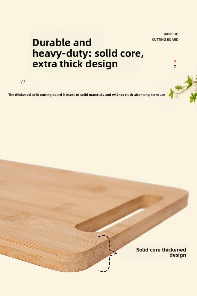 Double-Sided Bamboo Cutting Board