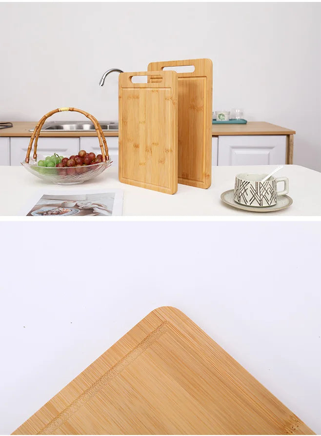 Double-Sided Bamboo Cutting Board