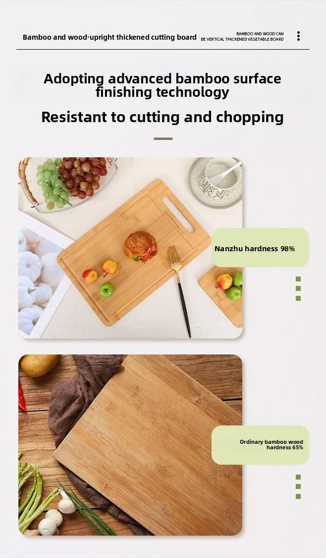 Double-Sided Bamboo Cutting Board