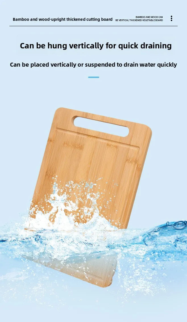 Double-Sided Bamboo Cutting Board
