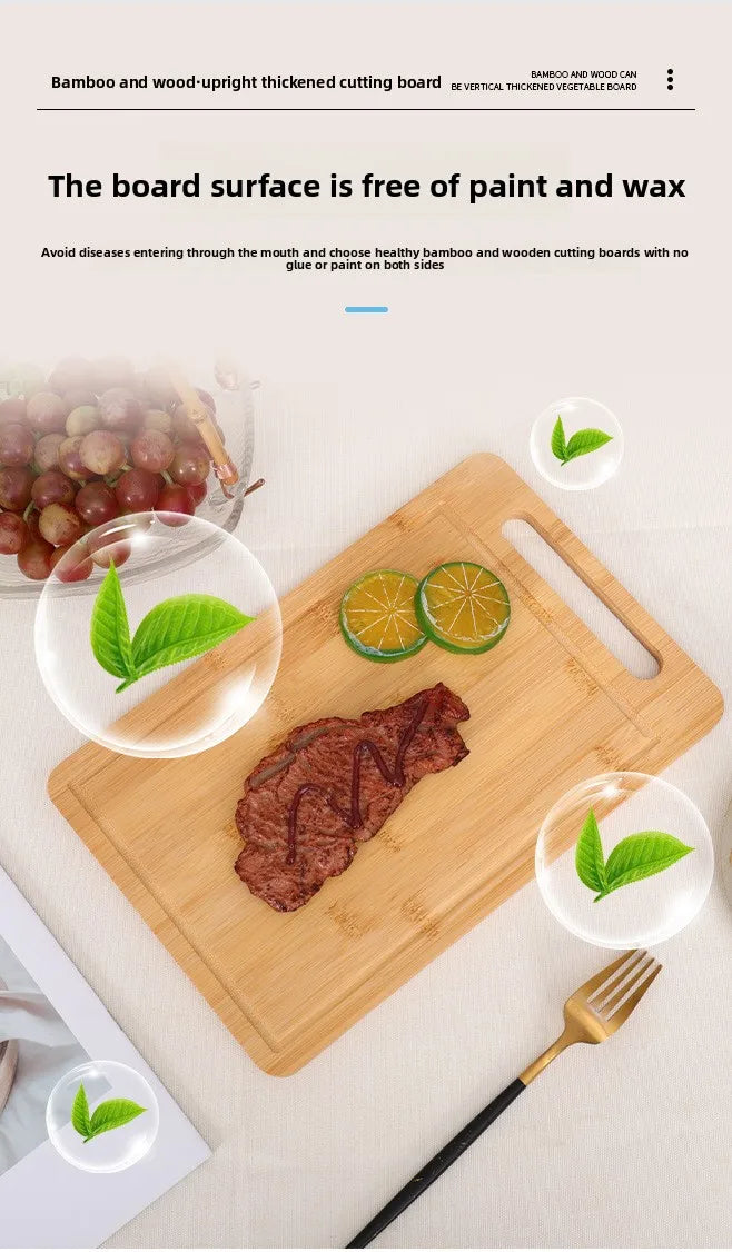 Double-Sided Bamboo Cutting Board